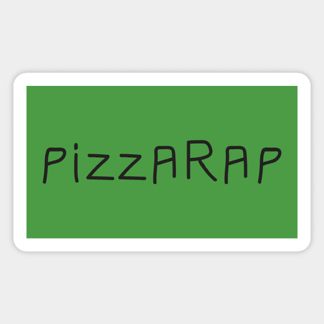 PizzaRap Magnet by Moe Tees